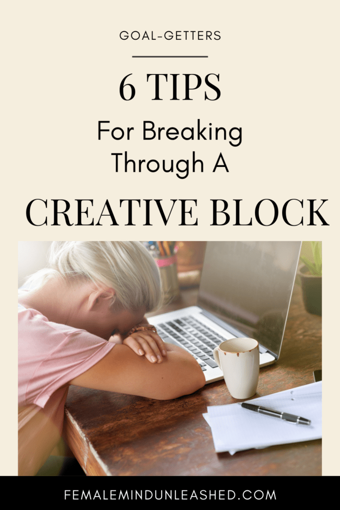 break through a creative block