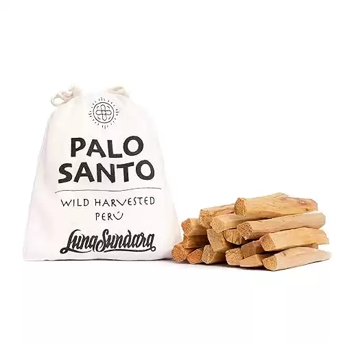 Luna Sundara Palo Santo Peruvian Sustainably Wild Harvested Hand-Picked Smudge Sticks