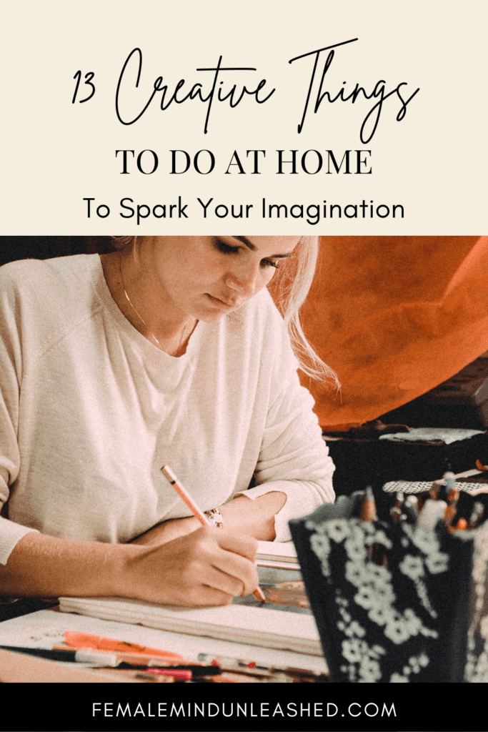 creative things to do at home pin