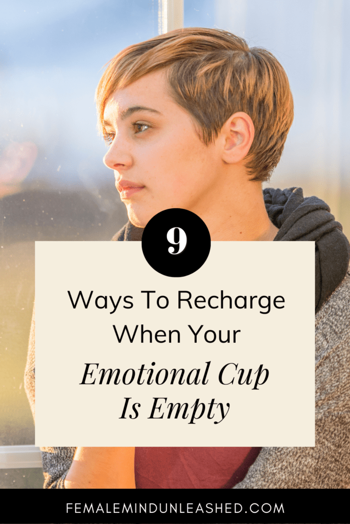 emotional cup is empty pinterest pin
