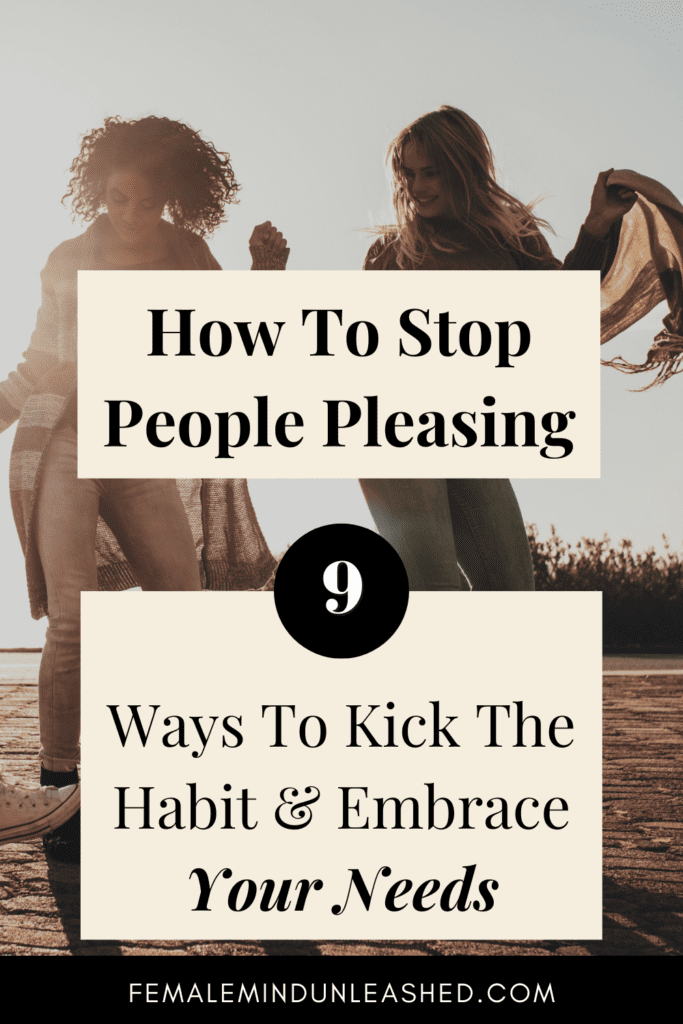 how to stop people pleasing pinterest pin