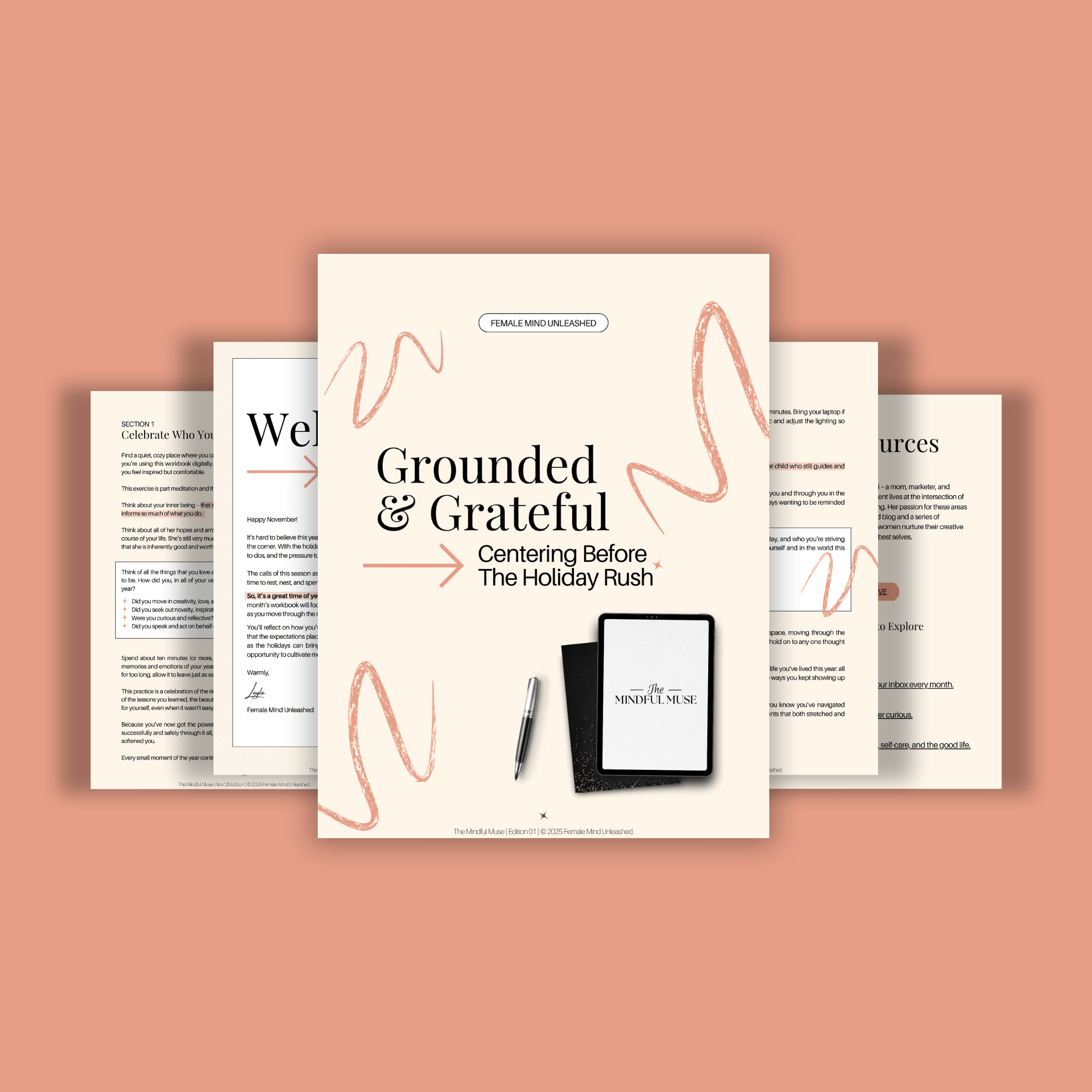 Cover of Centered Before the Holiday Rush workbook